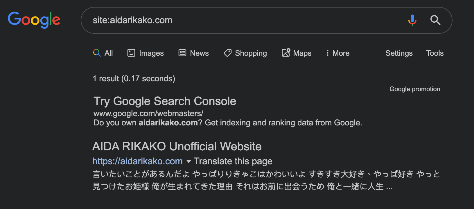 Google Search for the Site somedomain.com Google Search for the Site somedomain.com